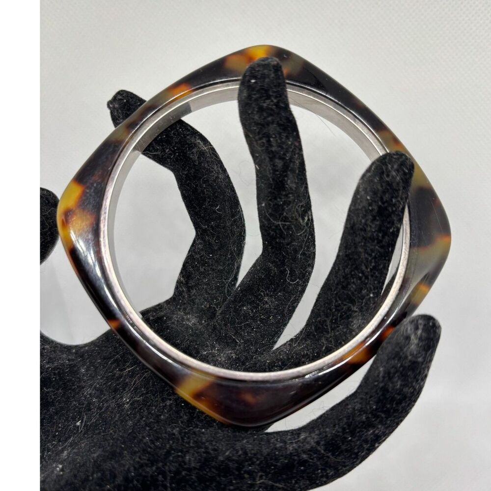 Vintage Lucite Faux Tortoise Shell Bracelet